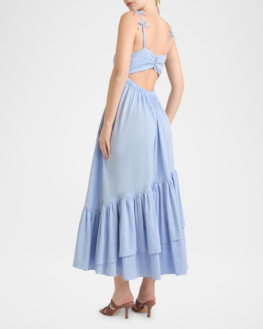 Bailey Bow Linen Suiting Dress