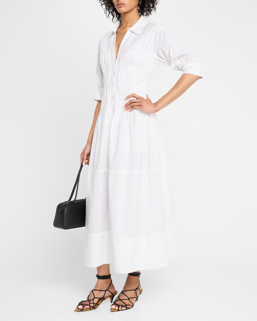 Cinq a Sept Monty Puff-Sleeve Maxi Dress