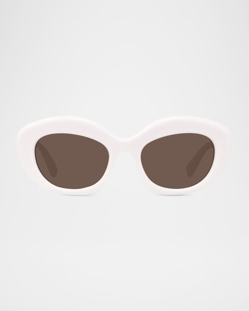 サングラス Loewe Eyewear Curvy Cat Eye Sunglasses Loewe - Curvy Cat-Eye Acetate Sunglasses Loewe