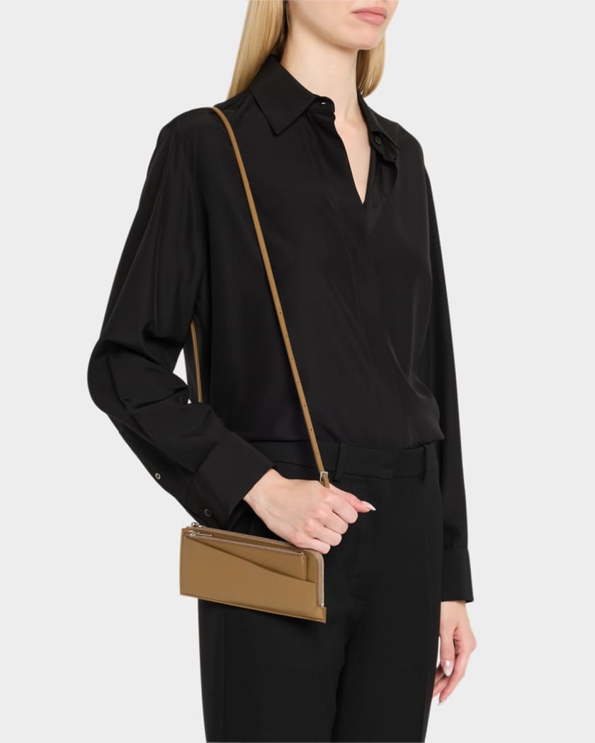 Long Wallet in Smooth Box Calf Leather