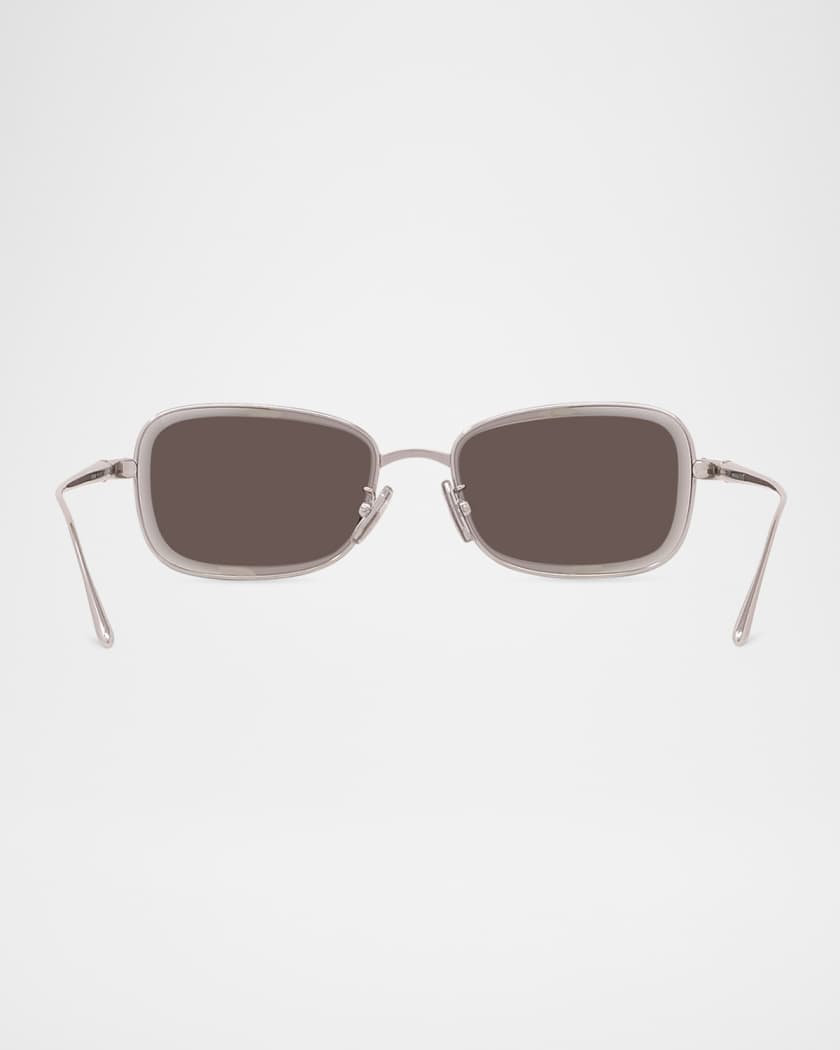 Men's LW40159UM Metal Rectangle Sunglasses
