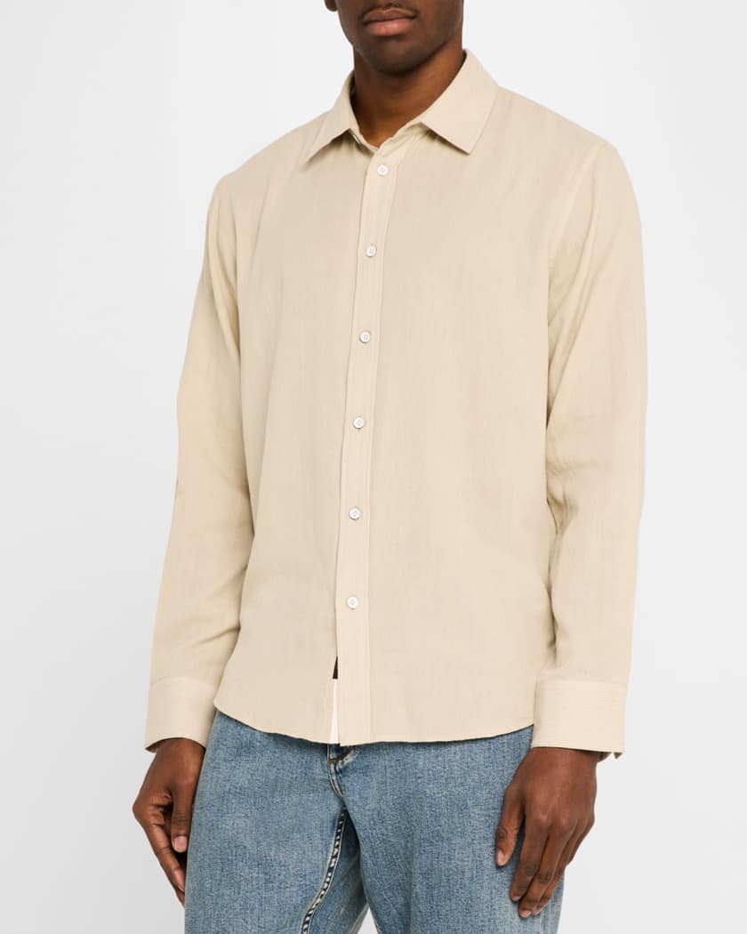 Men's Finch Gauze Striped Dress Shirt