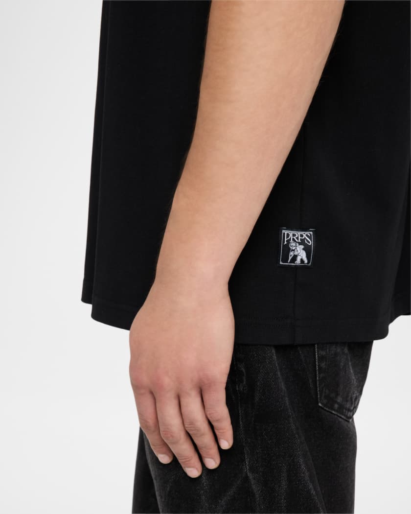 Men's Okinawa Floral Embroidered T-Shirt