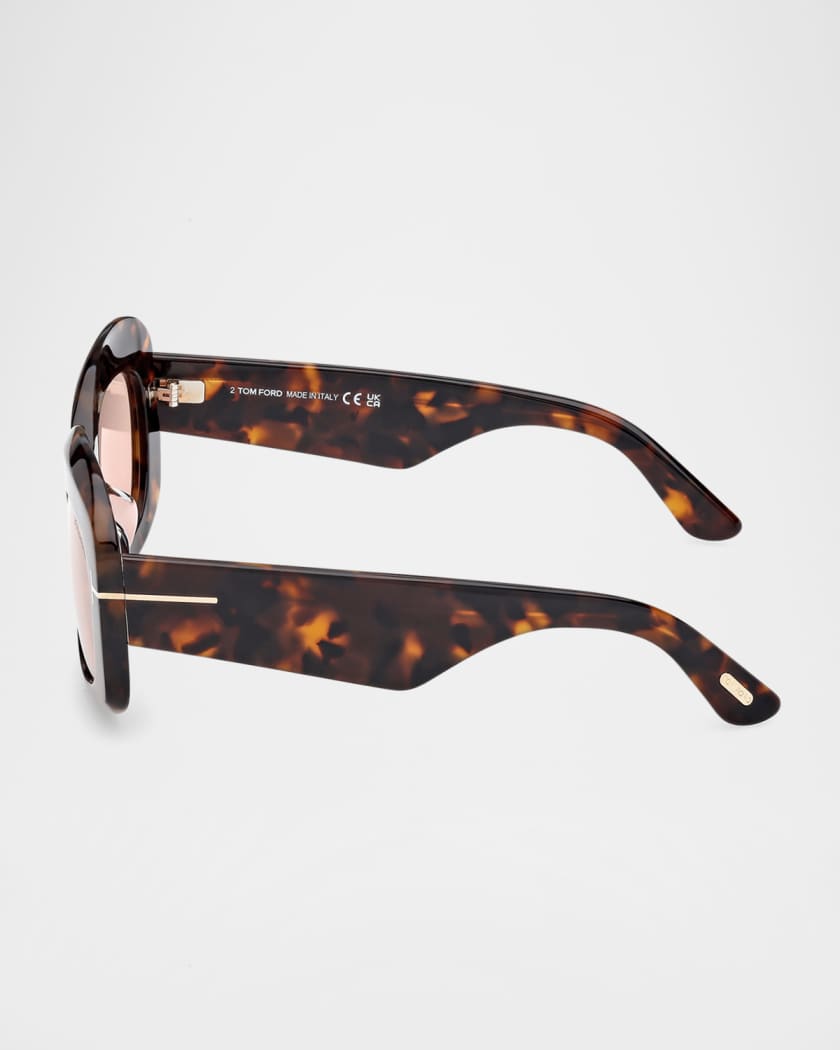 Carmen-02 Round Acetate Sunglasses