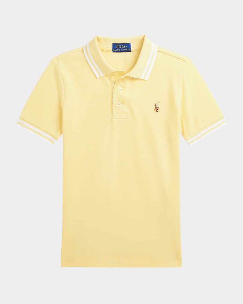 Ralph Lauren Childrenswear Boy's Oxford Mesh Polo Shirt, Size 2-7 | Neiman  Marcus