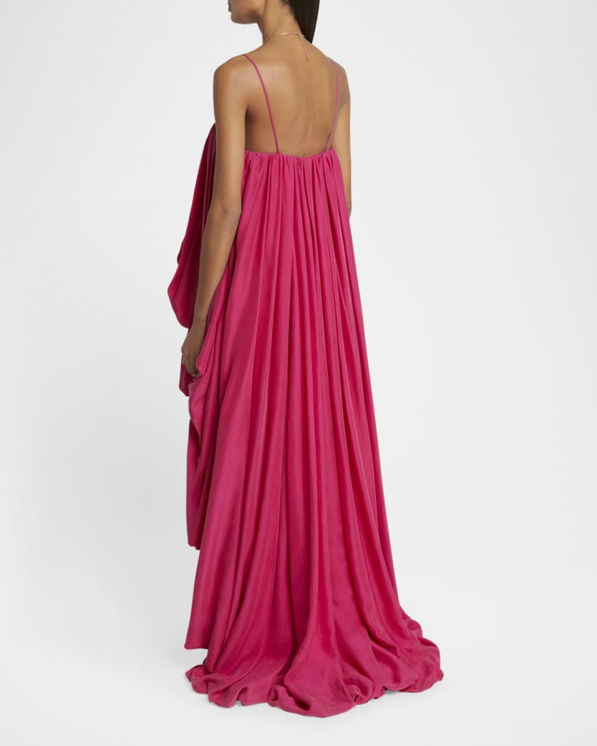Sleeveless High-Low Balloon Jumpsuit