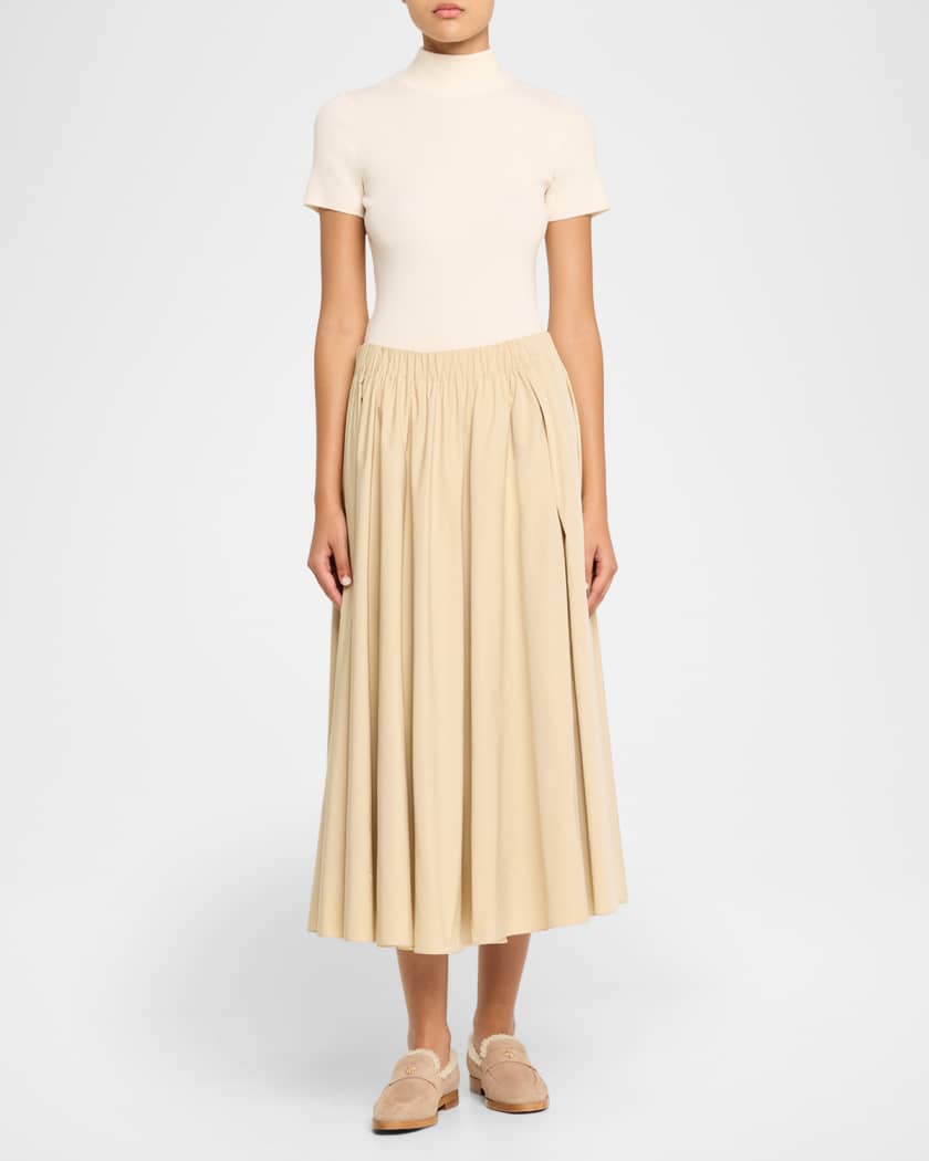 Flaneur Curly Shearling-Lined Suede Loafers