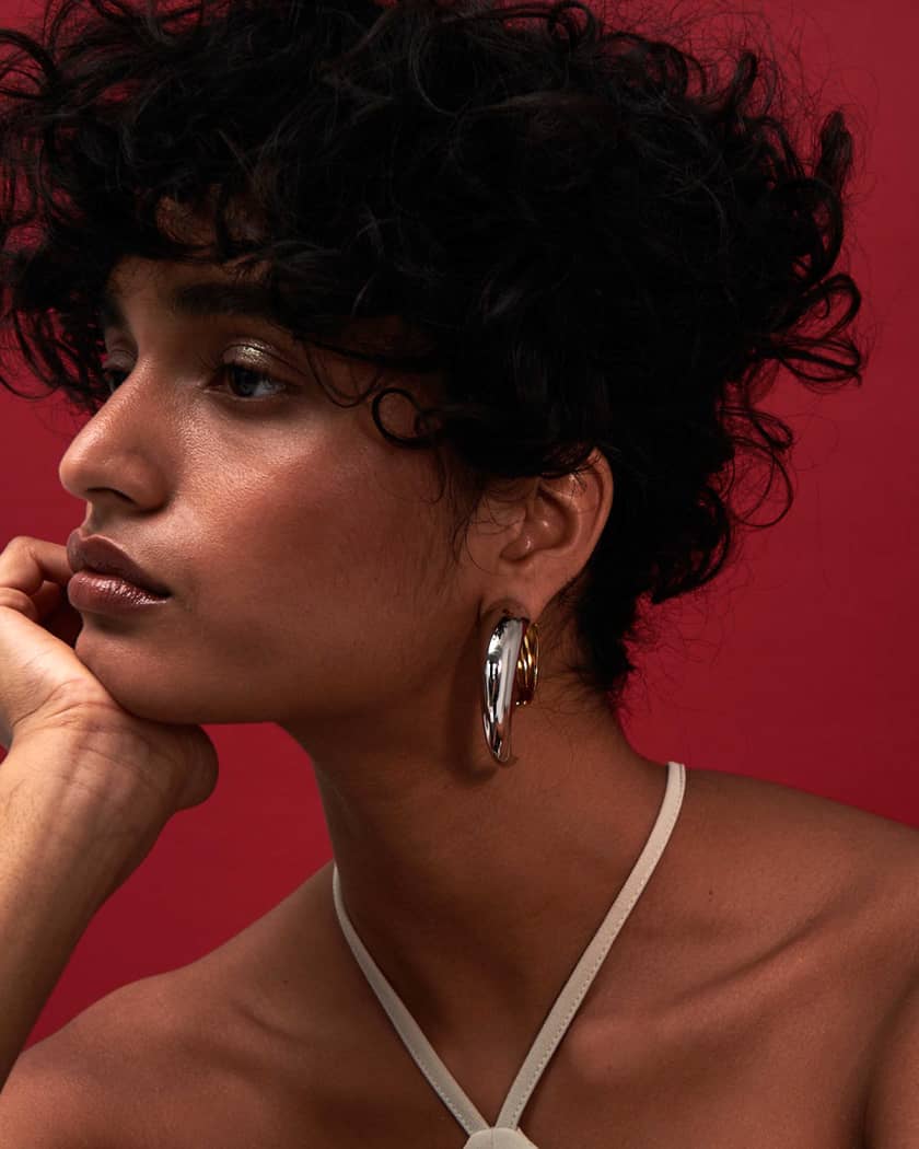 Kiki Two-Tone Convertible Earrings