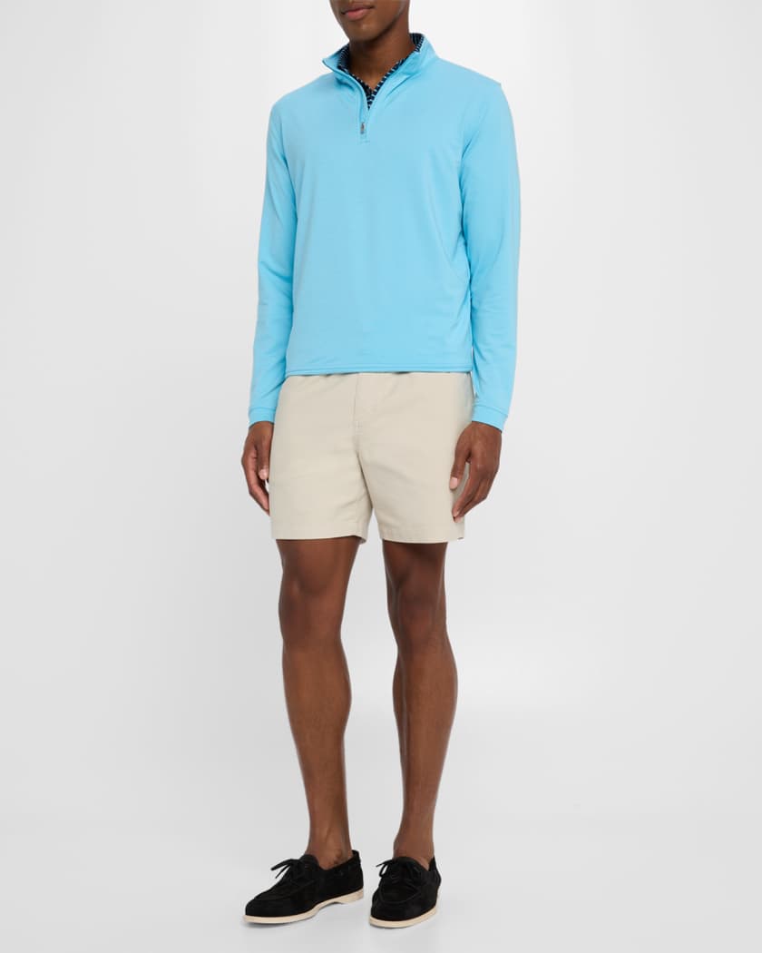 Men's Perth Melange Performance Quarter-Zip Sweater