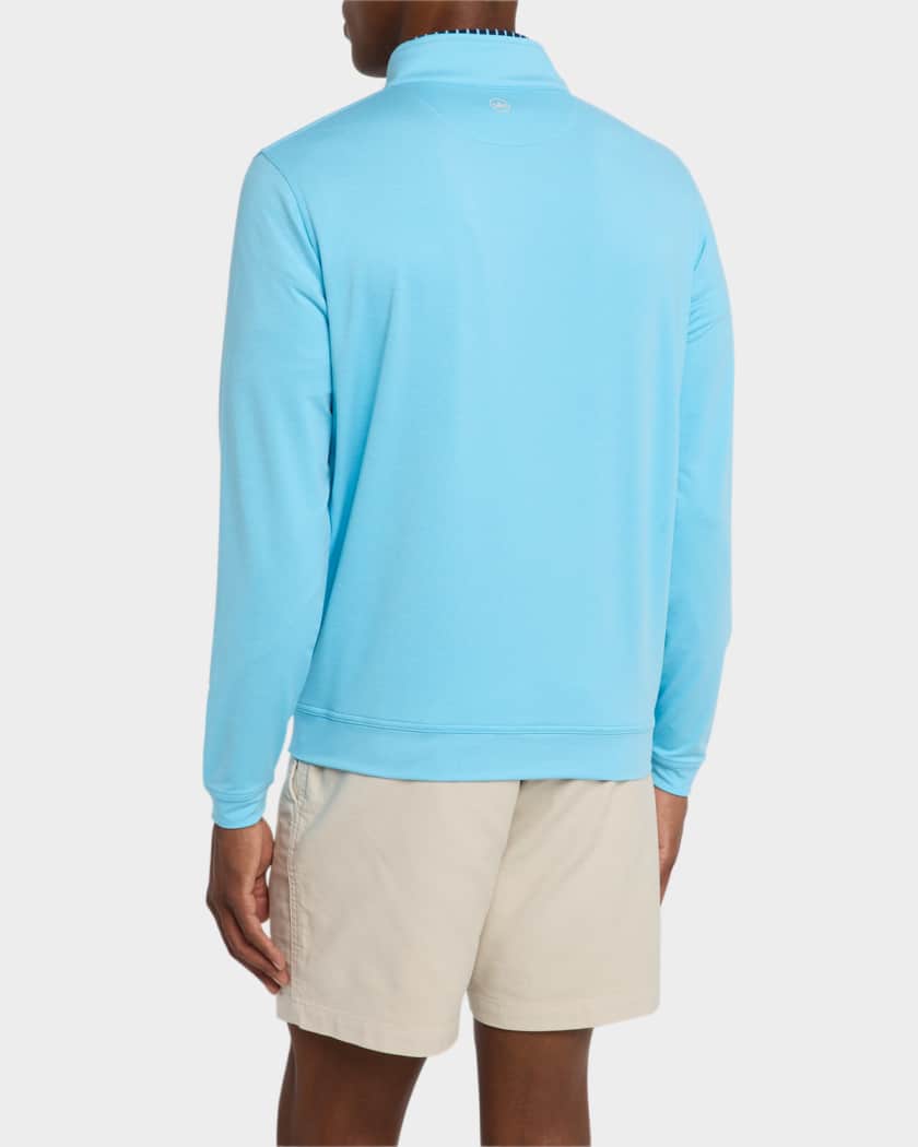 Men's Perth Melange Performance Quarter-Zip Sweater