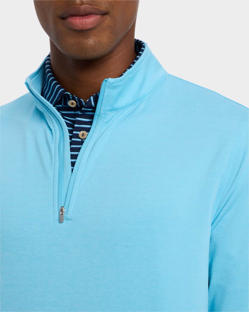 Men's Perth Melange Performance Quarter-Zip Sweater