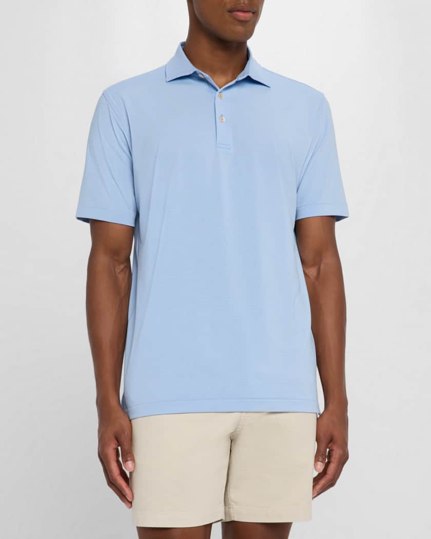 Men's Jubilee Stripe Performance Jersey Polo Shirt