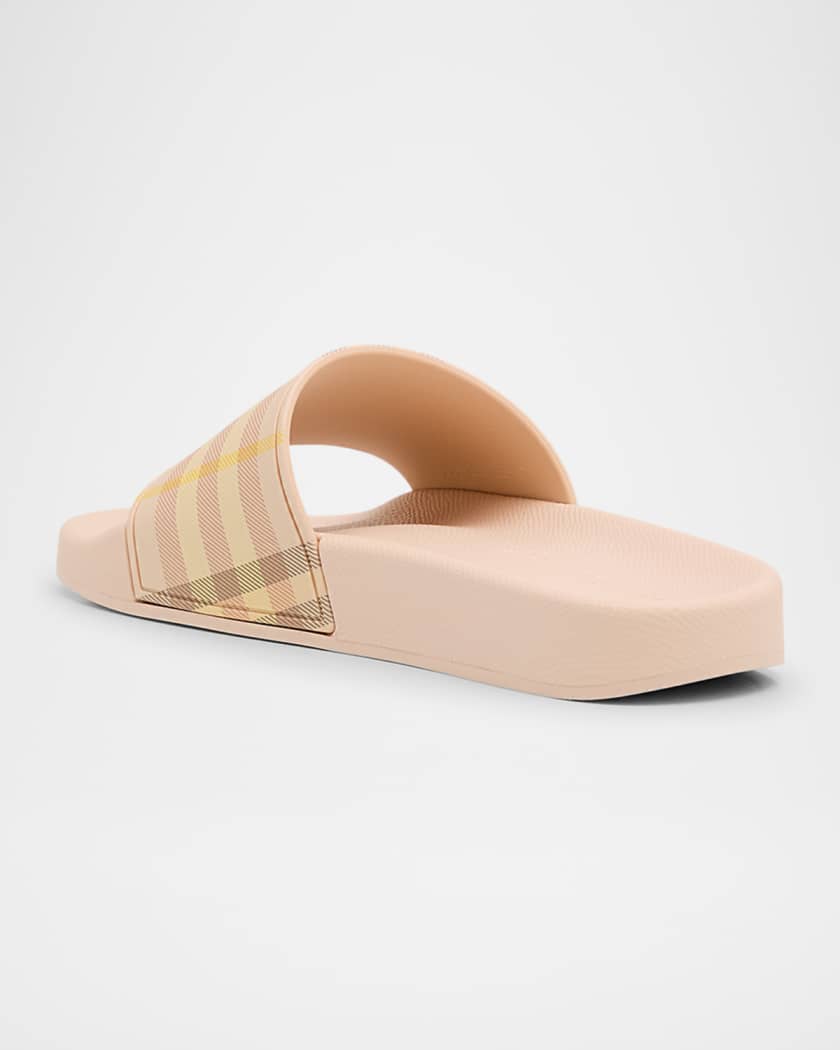 Furley Check Slide Sandals