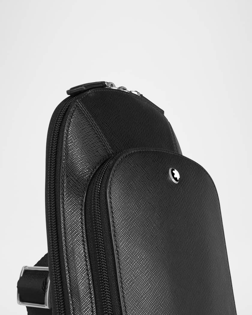 Men's Sartorial Leather Sling Bag