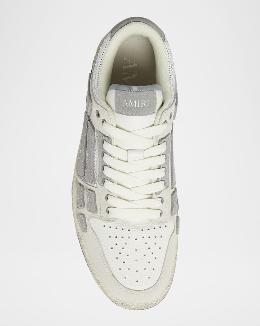 Men's Skel Low Suede Crystal-Embellished Sneakers