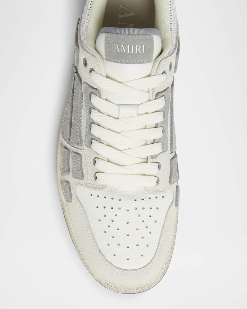 Men's Skel Low Suede Crystal-Embellished Sneakers