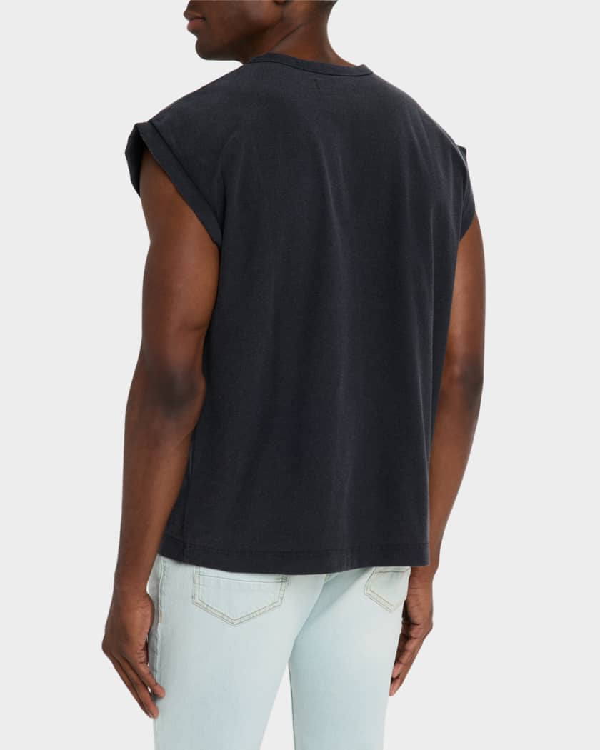 Men's Oversized Jersey Sleeveless T-Shirt