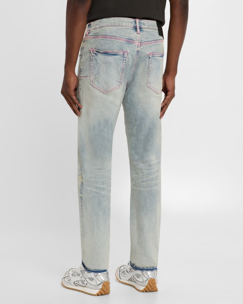 Men's P001 Distressed Jeans