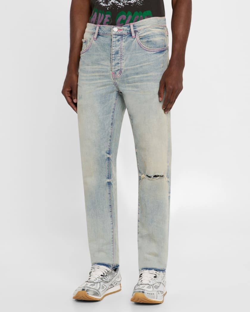 Men's P001 Distressed Jeans