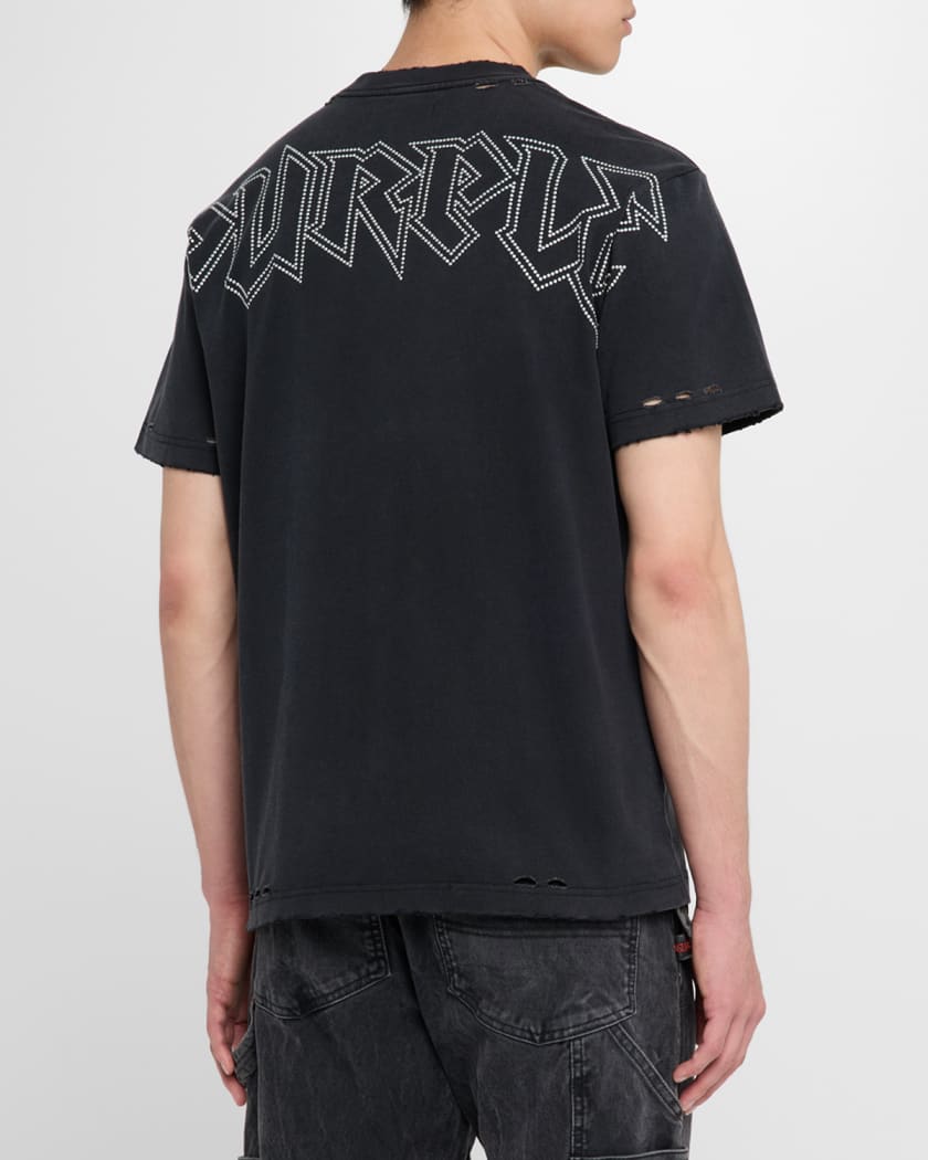 Men's Studded Logo Jersey T-Shirt