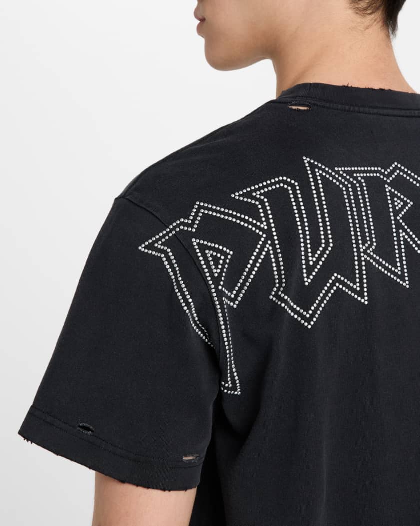 Men's Studded Logo Jersey T-Shirt