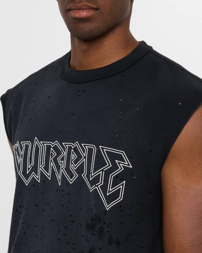 Men's Crackle Logo Tank Top