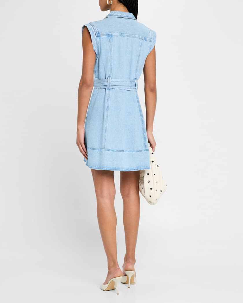 Lya Belted Denim Dress