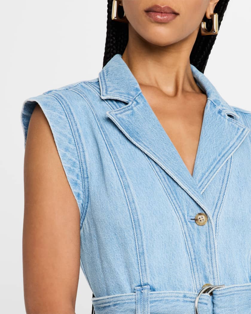 Lya Belted Denim Dress