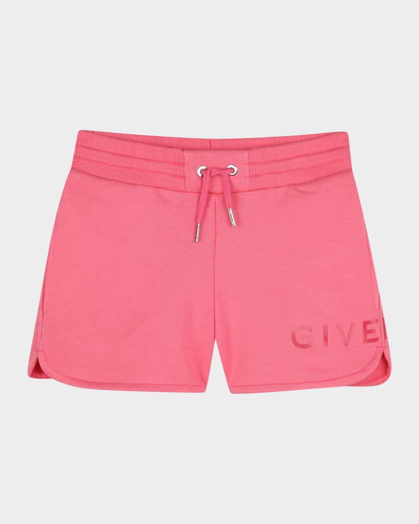 Girl's Logo-Print Fleece Shorts