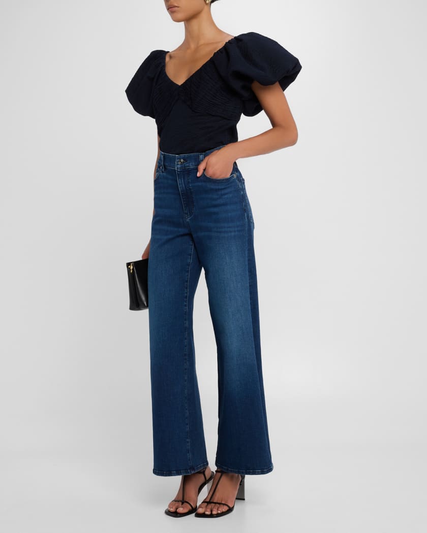 Le Slim Palazzo Jeans