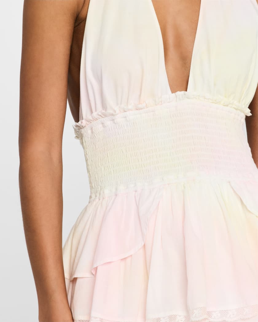 Deanna Halter Mini Dress