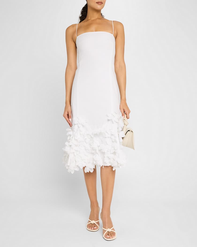 Bella Floral Sleeveless Midi Dress