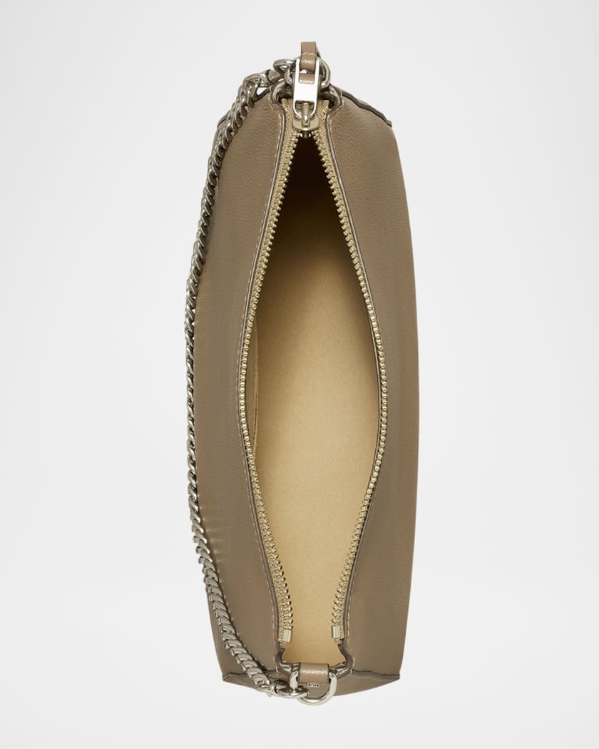 Perry Zip Leather Shoulder Bag