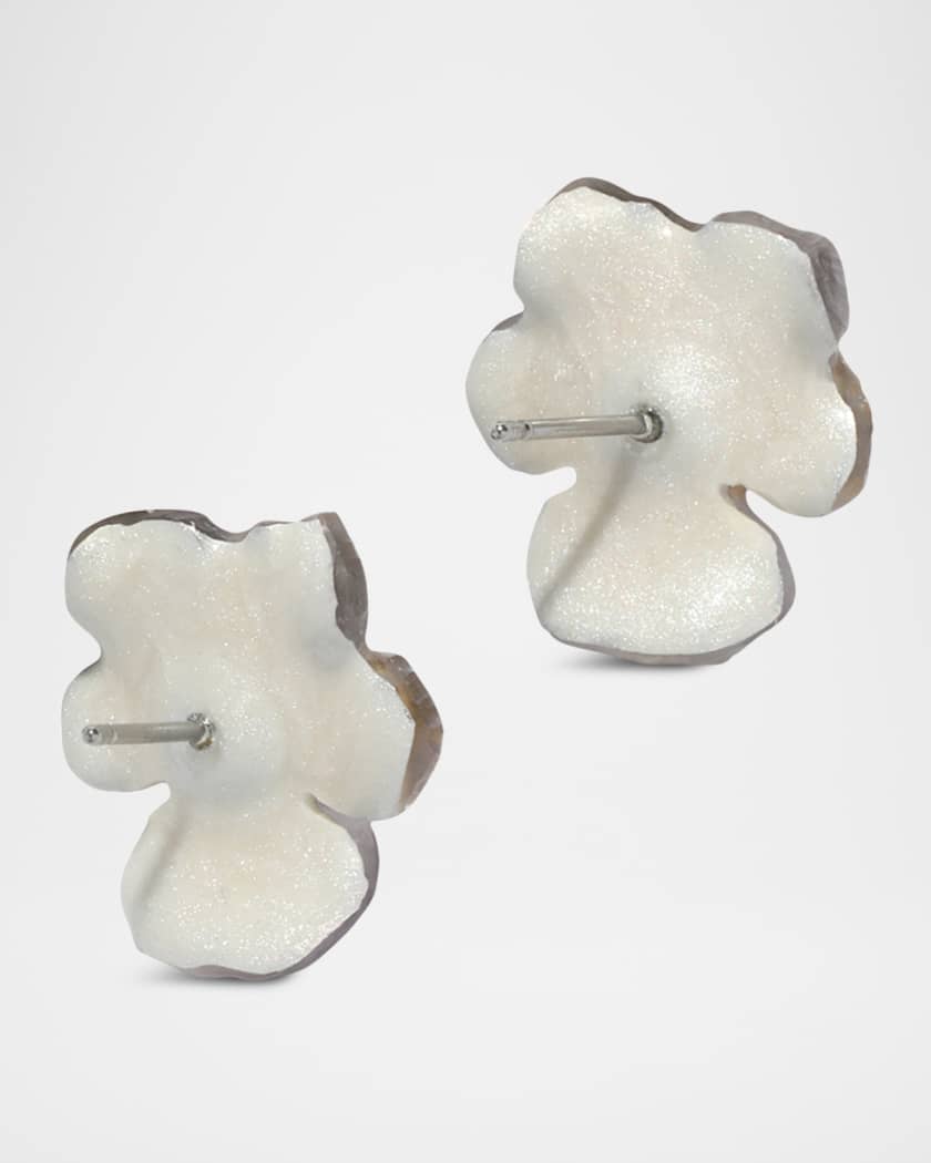 Pansy Lucite Petite Post Earrings
