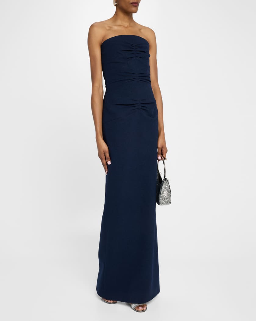 Wallis Strapless Cady Column Gown
