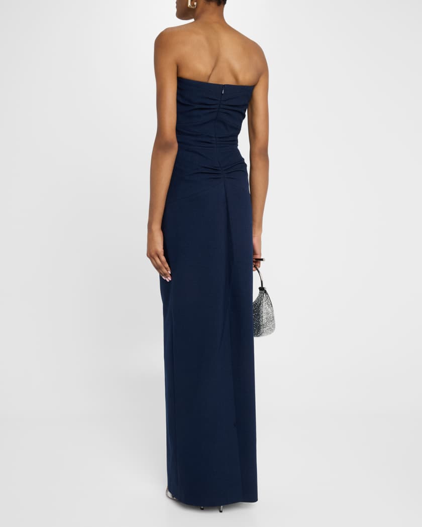Wallis Strapless Cady Column Gown