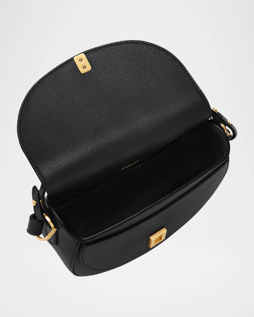 The Siena Saddle Leather Crossbody Bag