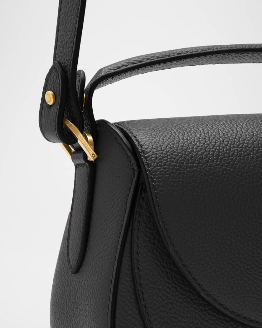 The Siena Saddle Leather Crossbody Bag