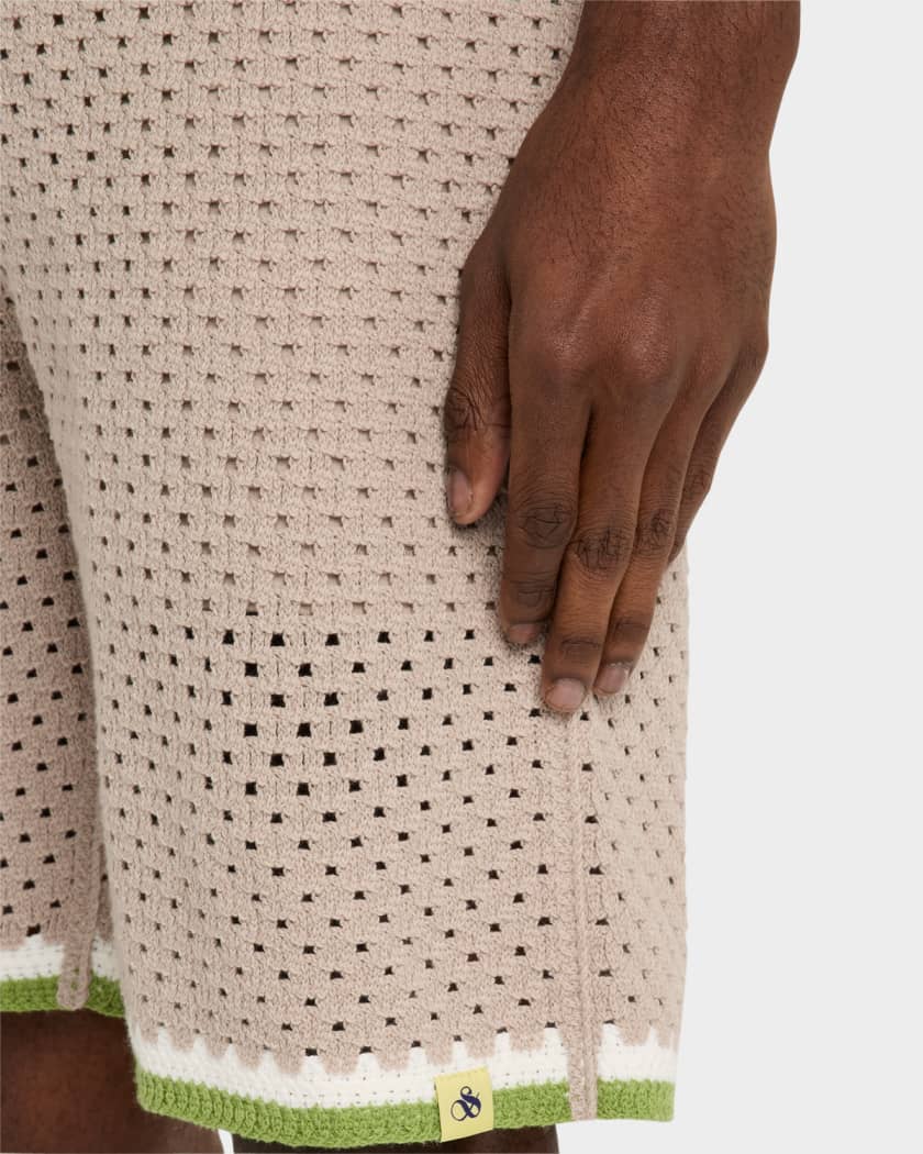 Men's Crochet Shorts