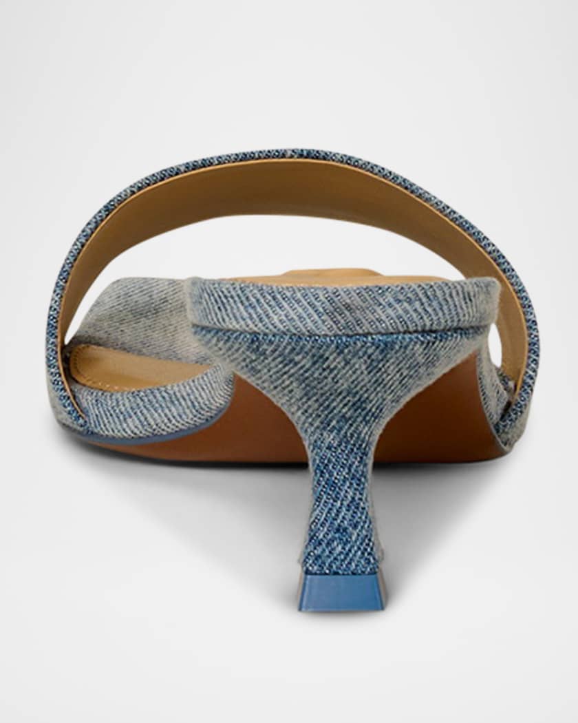 Ada Denim Slide Sandals