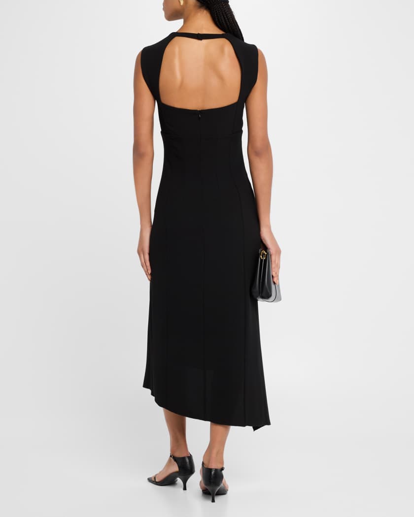 Collas Sleeveless High-Low Midi Dress 