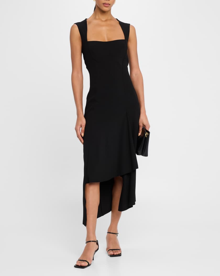 Collas Sleeveless High-Low Midi Dress 