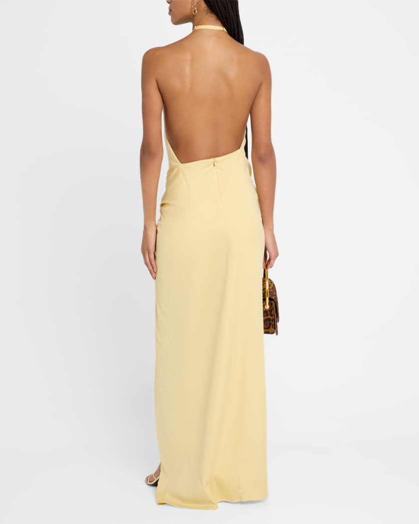 Harmonie Knotted Halter Dress