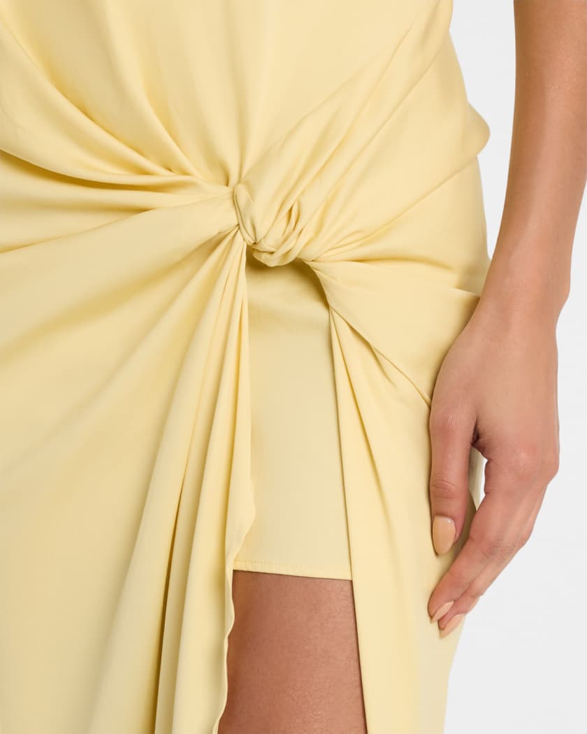 Harmonie Knotted Halter Dress
