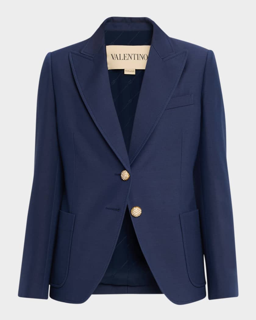 ジャケット Valentino Garavani Double-Breasted Oversized Jacket Valentino Garavani Double-Breasted Oversized Blazer Jacket