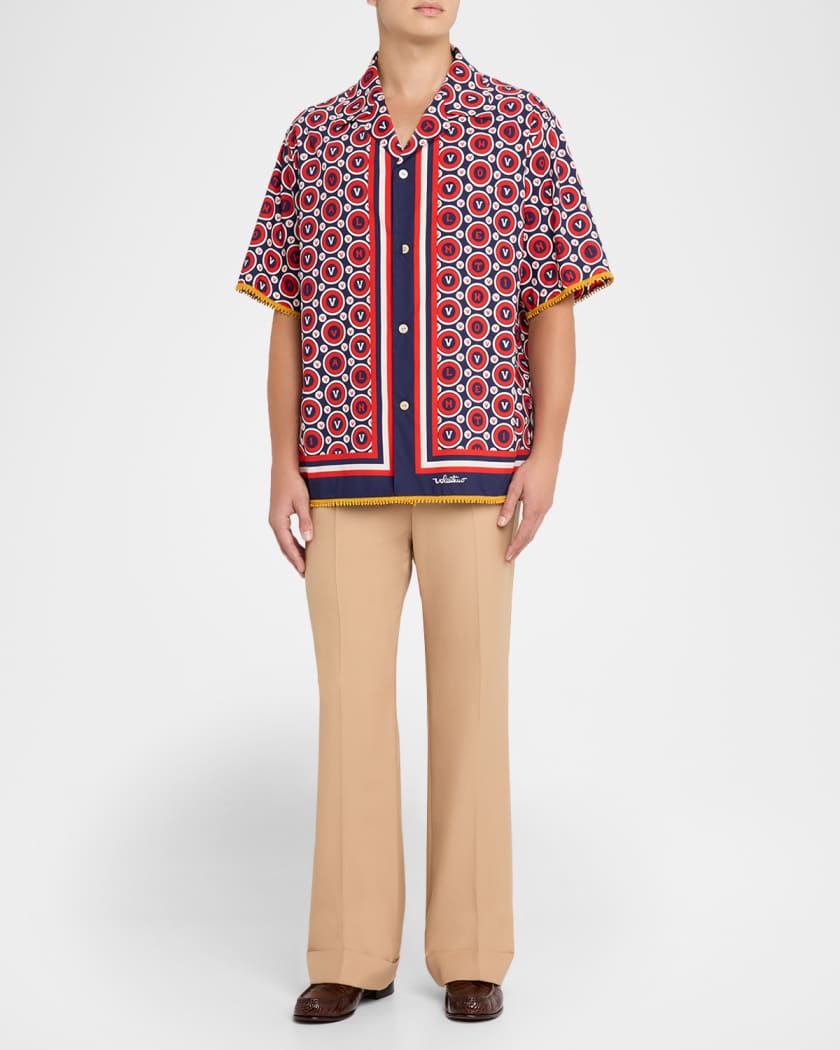 Valentino Garavani Men's Bulles Royales Cotton Poplin