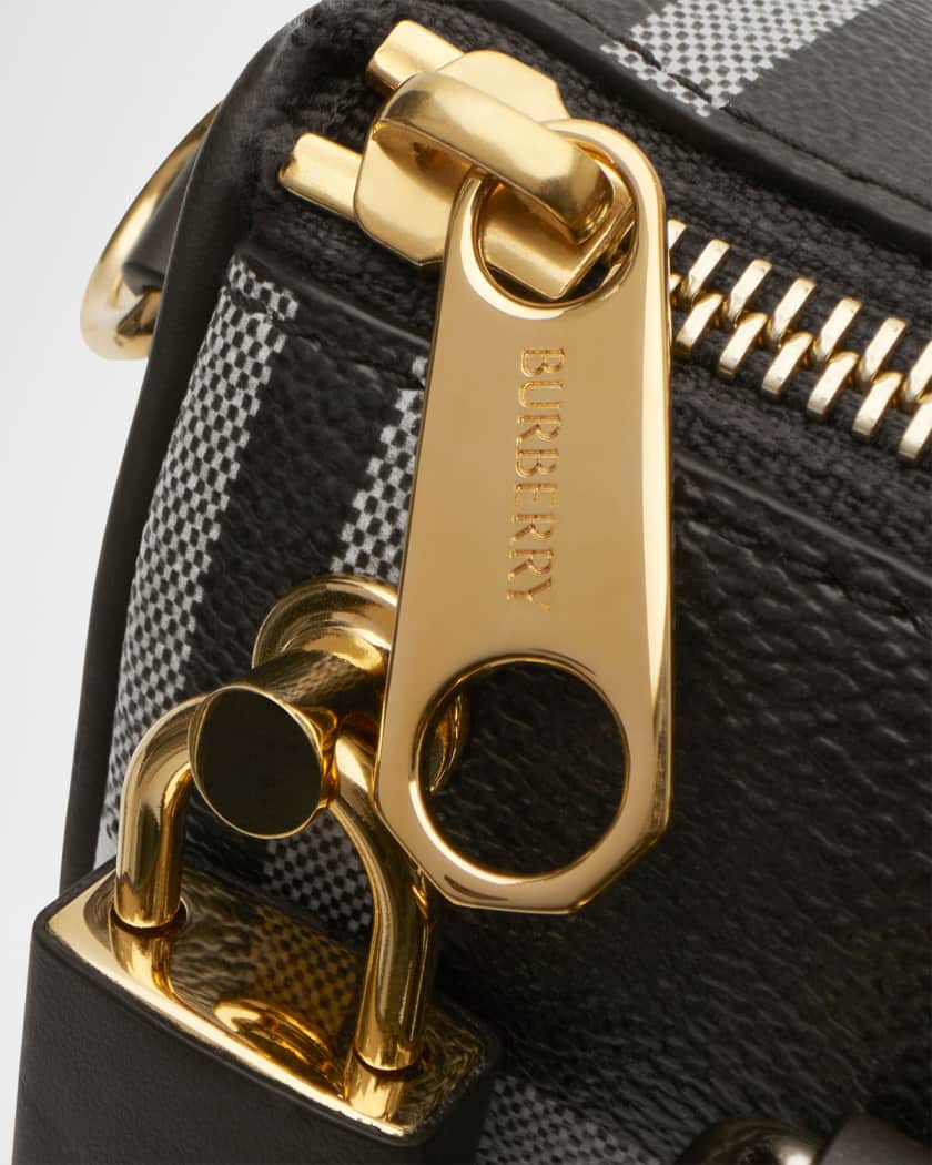Check Bowling Top-Handle Bag