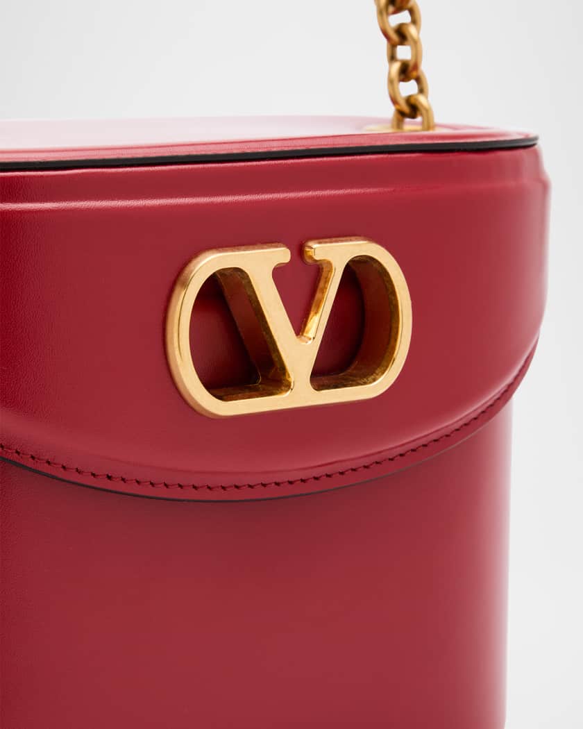 Valentino Garavani Vain Vanity Bucket Leather Crossbody Bag