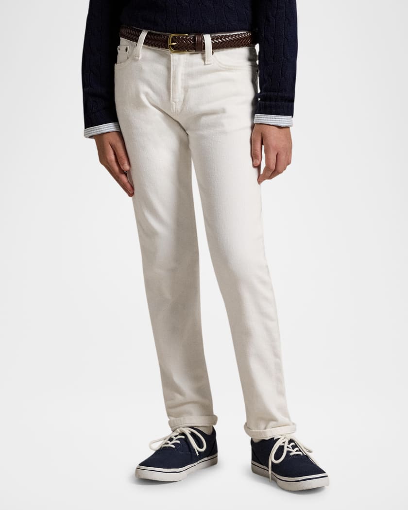 Boy's Slim-Fit Denim Jeans, Size 8-14