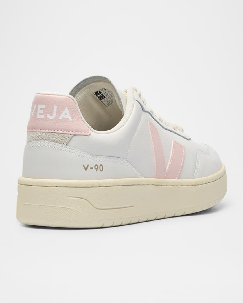 VEJA V-90 Low-Top Leather Sneakers | Neiman Marcus